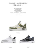 Zapatos impermeables para hombre, zapatillas de tablero, informales, versátiles, deportivos, de moda, novedad - details 1