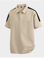 Camiseta manga corta hombre polo holgado antibacteriano adelgazante polo cómodo transpirable - details 8