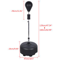 Saco de boxeo con soporte de 120-160cm, Bola de perforación ajustable para adultos, Bombilla de perforación ajustable - details 2
