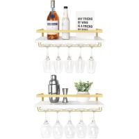 Estantería de Madera Rústica para Botellas de Vino Diseño de Plantas Modernas con Soporte de Almacenamiento para Exhibición de Vino Ideal para Cocina, Comedor, Bar - details 4