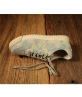 Zapatos hechos a mano de piel de vaca de primera capa con plataforma retro de camuflaje Forrest Gump - details 16
