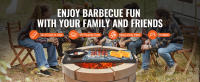 SucceBuy Rejilla para parrilla con marcas en X de 32 pulgadas, rejilla de cocina de acero resistente con mango y soporte de alambre X, parrilla portátil para barbacoa para reuniones de fiestas al aire libre - details 0