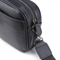Bolso Cruzado de Hombro para Hombres Cuero PU Diseño a Cuadros Bolso Messenger de Negocios Casual - details 45