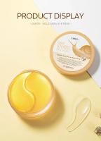 LAIKOU-mascarilla para ojos de caracol, hidratante, antihinchazón, ojeras, reafirmante, reductor de líneas finas, parches de mascarilla para ojos brillantes - details 0