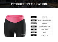 WOSAWE Pantalones Cortos de Ciclismo para Mujeres Transpirables, a Prueba de Golpes, Material de Tela Ancha de Poliéster - details 5