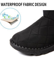 Botas de nieve para mujer, zapatos de algodón grueso de terciopelo, botas cortas versátiles de moda, novedad de otoño e invierno 2024 - details 6