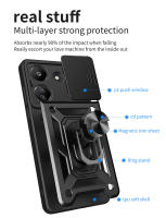 Funda de Armadura para Xiaomi Redmi 13C 4G Soporte Magnético para Coche Electrónica Accesorios - details 7