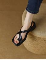 Nuevas sandalias romanas de fondo plano con suela de goma antideslizante, zapatos de mujer de moda - details 11