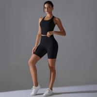 Conjunto de Yoga para Mujer Chándal Deportivo sin Mangas de Cintura Alta para Correr, Pedalear, Gimnasio Zapatillas y Ropa Deportiva - details 9