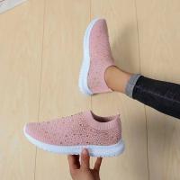 Zapatos individuales informales de estilo deportivo para mujer, Flyknit con diamantes de agua a la moda, primavera 2023 - details 4