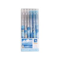 Bolígrafos de Gel borrables de tulipán, bolígrafo neutro para escritura de paisaje, bolígrafos de Gel de estilo coreano Kawaii con borradores, suministros escolares - details 9