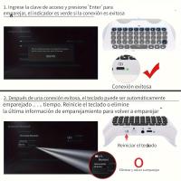 Teclado de control inalámbrico para PS5, minimando portátil con altavoz incorporado y conector de audio, 3,0 - details 5