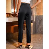 Pantalones rectos sueltos de cintura alta de moda coreana para mujer primavera-verano - details 5