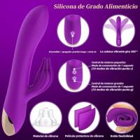 Vibradorador Mujer Juguetes Eróticos Pareja Sexuales Grande Dildo Realista Vibrador Punto G Vibradores Consoladores.. para Mujer con Vibración Masajeador de Clítoris Femenino Sexualmujer 10 Modos - details 2