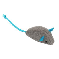 Ratón de peluche interactivo para mascotas, juguete divertido para gatos, hierba gatera, colorido, lindo, accesorios para gatos - details 7