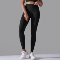 Hamidou-pantalones de Yoga sin costuras para mujer, ropa deportiva de Fitness, Leggings de cintura alta, pantalones de ejercicio para correr, 11 colores - details 14