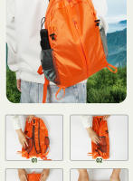 Mochila de montañismo, Mochila plegable ligera para mujer, bolsa de montañismo gruesa impermeable, bolsa de viaje japonesa para exteriores - details 2