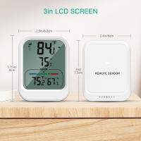 ORIA-termómetro Digital inalámbrico para exteriores, higrómetro, Sensor de temperatura interior para el hogar, oficina, jardines - details 5
