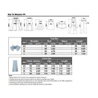 Conjunto de Pantalones OUWU Elegante 2-Piece para Mujeres Conjunto Casual con Lazo Sexy - details 0