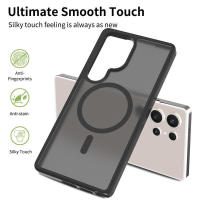 Funda magnética compatible con Samsung Galaxy S25 Ultra Sier Shield, funda protectora anticaídas con sensación de cuero - details 4