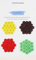 Children Wooden Puzzle Toys hand-eye coordination Thought Cell Pairing Game Kids Intelligence Development Early Educational Toys - details 6