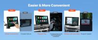 Estéreo inalámbrico para automóvil SucceBuy con pantalla táctil HD de 9 pulgadas, compatible con Apple CarPlay y Android Auto, incluye cámara de respaldo - details 4