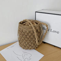 Bolso de hombro hecho a mano para mujer, bolsa de playa con diseño tejido de paja, Bolso pequeño de viaje - details 13