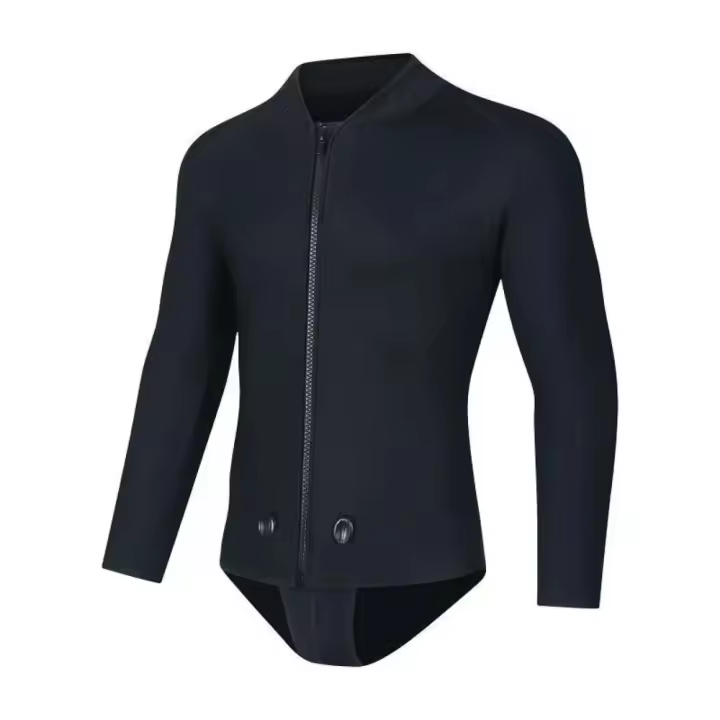 Traje de neopreno con capucha de 3MM para hombre, conjunto separado de dos piezas, traje de buceo, pesca submarina, surf, traje de baño térmico de aguas profundas, invierno - 1