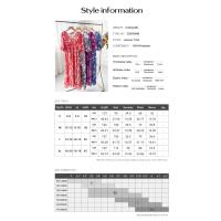 2024 Spring and Summer Vacation Casual Printed Waist V-Neck Long Dress - details 0