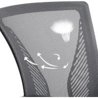 Silla de Oficina Regulable en Altura Multicolor de Malla con Función de Mecedora - details 37