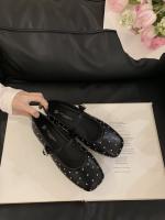 Xiaoxiangfeng remache Mary Jane zapatos nueva cabeza cuadrada boca poco profunda solo zapatos de fondo plano cinturón de una palabra zapatos pequeños de cuero - details 20