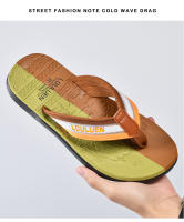 Nuevas chanclas de los hombres zapatillas de verano de los hombres antideslizante tendencia de la moda de la playa al aire libre zapatillas frescas - details 4