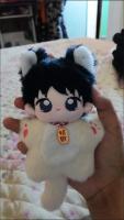 10cm Mini Genshin Impact Wanderer Kabukimono Balladeer Scaramouche sombrero Guy Idol muñeca de algodón muñecos de estrella de peluche figura de juguete - details 4