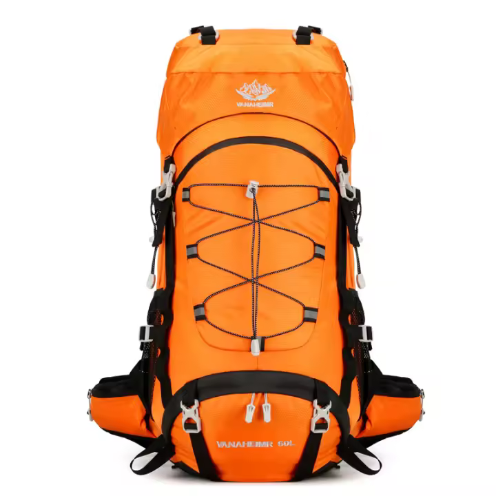 Deportes al aire libre bolsa de montañismo 60 litros de gran capacidad 2025 otoño nuevo producto mochila senderismo Camping mochila. - 1