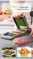 Cortador Multifuncional de Verduras con Cuchilla de Acero Para Batatas Frutas Pulpa de Carne Cortador de Queso Gadgets de Cocina - details 8