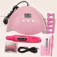 Kit de Arte de Uñas LINMANDA con Lámpara UV 54W de 18Pcs Removedor de Piel Muerta, Separador de Dedos para Manicura y Pedicura en Casa - details 0