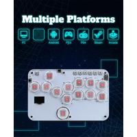 Controlador de palo de Arcade de 13 botones, controlador sin palanca RGB, Joystick de PC, teclado de controlador Hitbox - details 3