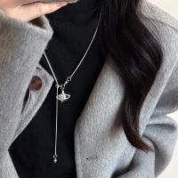 Nuevo Collar de Colgante Saturno con Perlas para Mujer, Diseño Premium Ajustable, Collar de Punto Acciaio Titánico Otoño-Invierno, Joyería y Bisutería,día de la madre - details 4