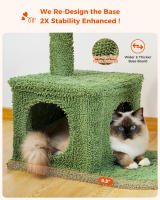 Árbol de cactus para gatos de escalada interior, torre de juego para gatos con hamaca poste rascador - details 6