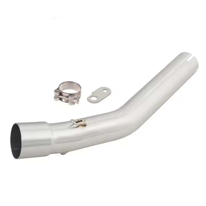 Escape de Escape de Motocicleta Yamaha XTZ700 Pipe de Enlace Medio Modificado de Acero Inoxidable - 1