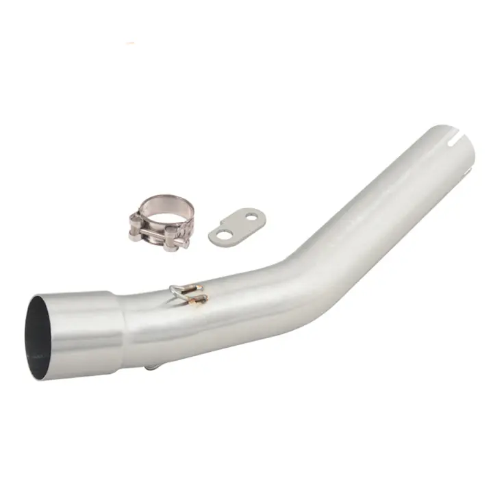Escape de Escape de Motocicleta Yamaha XTZ700 Pipe de Enlace Medio Modificado de Acero Inoxidable - 1