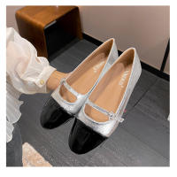 Nuevo cinturón de hebilla de diamantes a juego de colores zapatos Mary Jane de tacón grueso - details 13