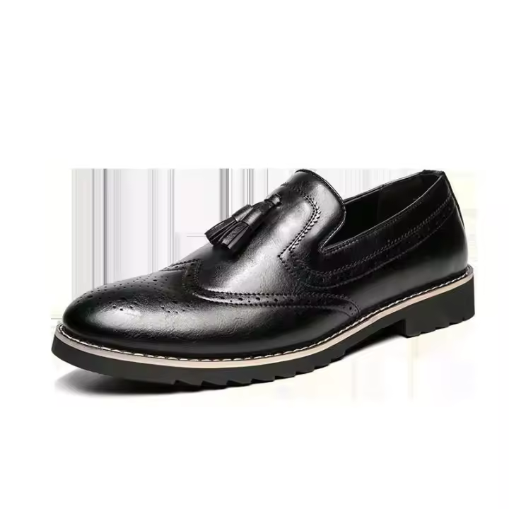 Oficina Elegante Vestido De Negocios Cómodos Zapatos Formales Ligeros Puntiagudos para Hombres - 1