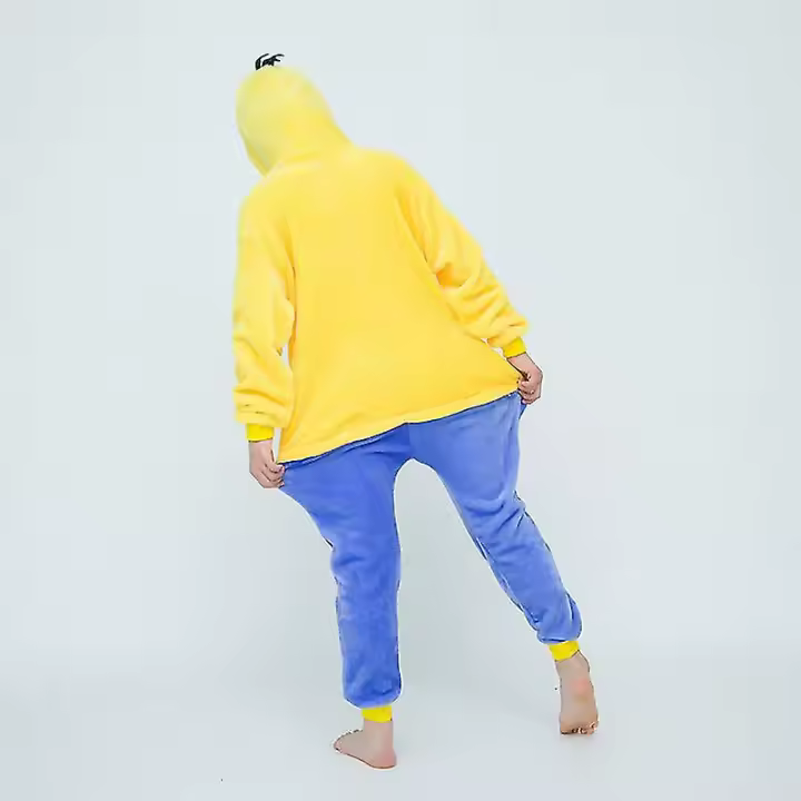 Disfraz de Cosplay de Minions Unisex para adultos, pijama de animales, mono Kigurumi, ropa de dormir - 1