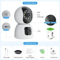 Cámara PTZ 2K de 4MP, lente Dual, IP, WIFI, cámara de vigilancia inalámbrica de seguridad para el hogar inteligente, Audio bidireccional, Monitor para bebés y mascotas, cámara de cuidado Pro - details 2