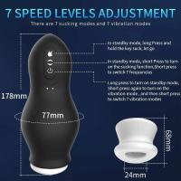 Embalaje privado Sexy Copa de avión vibratoria eléctrica entrenador de eyaculación retardada juguetes sexuales productos para adultos adecuados para la masturbación masculina - details 3