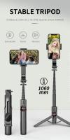 Trípode de Teléfono de Palo de Selfie de Aleación de Aluminio de 104,14 cm, Extensible 3 en 1 con Mando Inalámbrico y Soporte de Trípode de Rotación 360 para iPhone 14/13/12/11 Pro/XS Max/XS/XR/X, para Smartphone Android, portátil, ligero - details 0