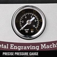 GraverMax Máquina de grabado de joyería neumática de doble extremo de 400-8000 RPM - Sistema profesional de ajuste de piedra y grabado de metal con puntas de cambio rápido 220 V - details 3