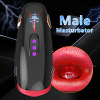 Masturbador masculino automático 10 vibración de empuje Simulado oral de silicona suave Modos giratorios Mastubator Cup Sex Machine Coño para pene Juguete sexual para hombres - details 0