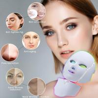 Máscara De Belleza LED Para Cara Con Terapia De Luz Roja Y 7 Colores Dispositivo De Cuidado De La Piel Para Uso Doméstico Rejuvenecimiento Antiarrugas Blanqueamiento Levantamiento - details 5